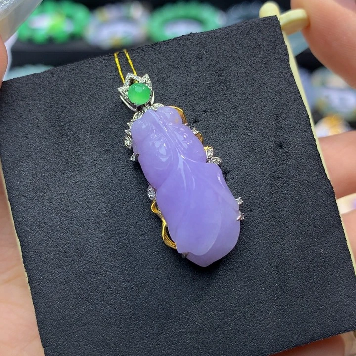 18K金镶嵌手链翡翠翡翠