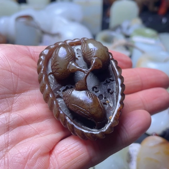 和田玉挂件未镶嵌