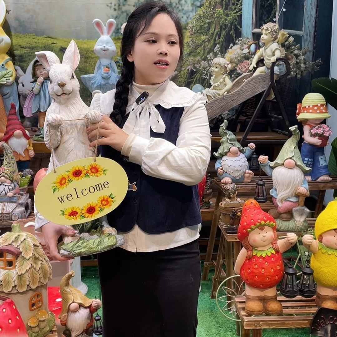 摆件花园摆件红红火火