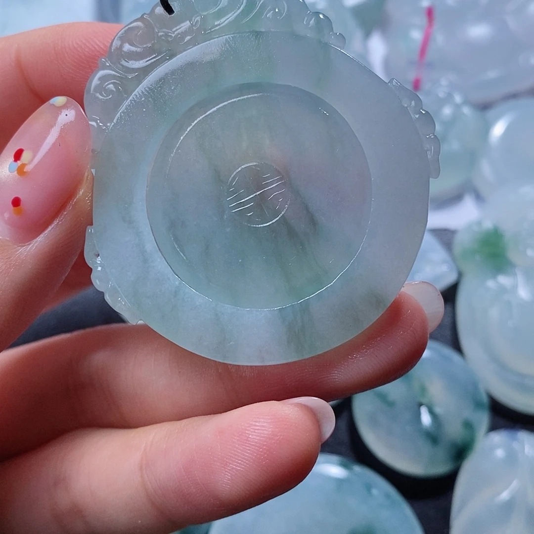 定制翡翠未镶嵌毛货付款后联系客服确认抛光