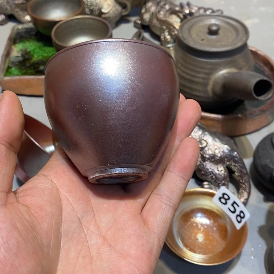 柴烧茶具陶瓷杯子