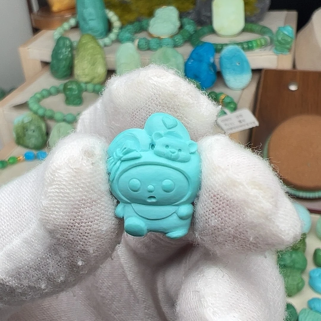 绿松石未镶嵌主播夏