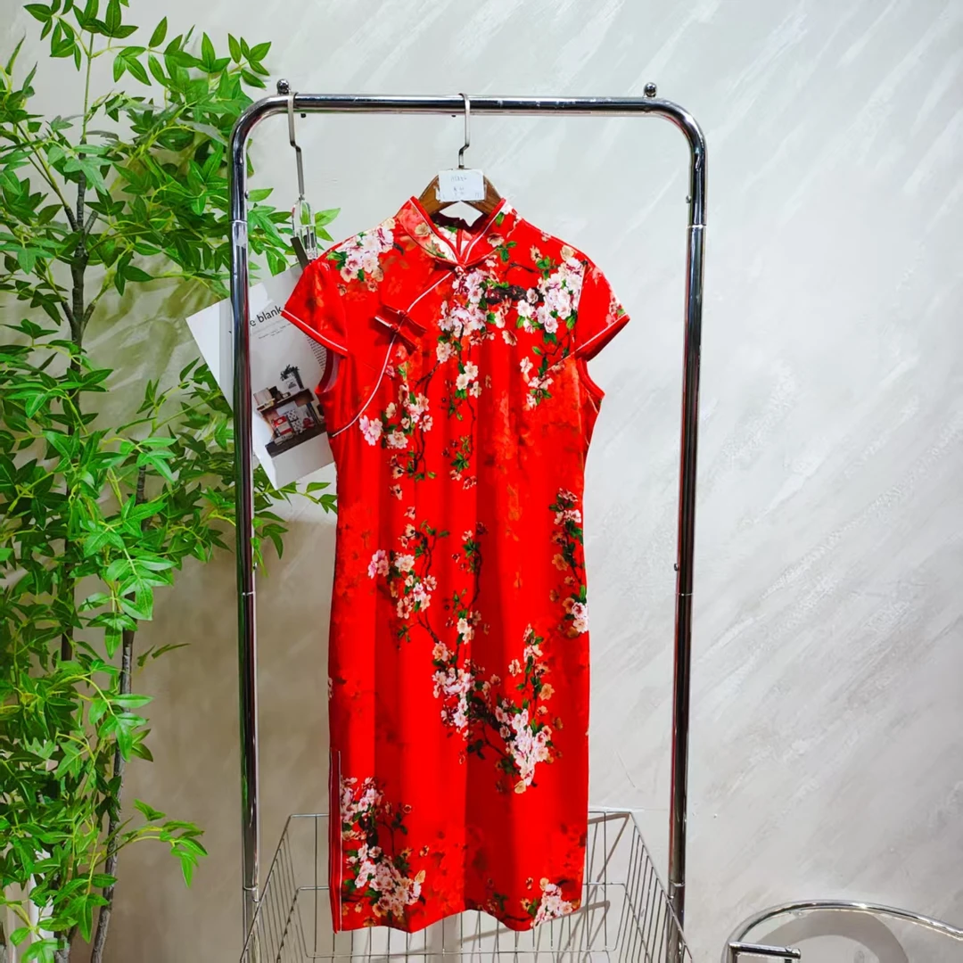 【H5854】 女士气质轻奢百搭旗袍