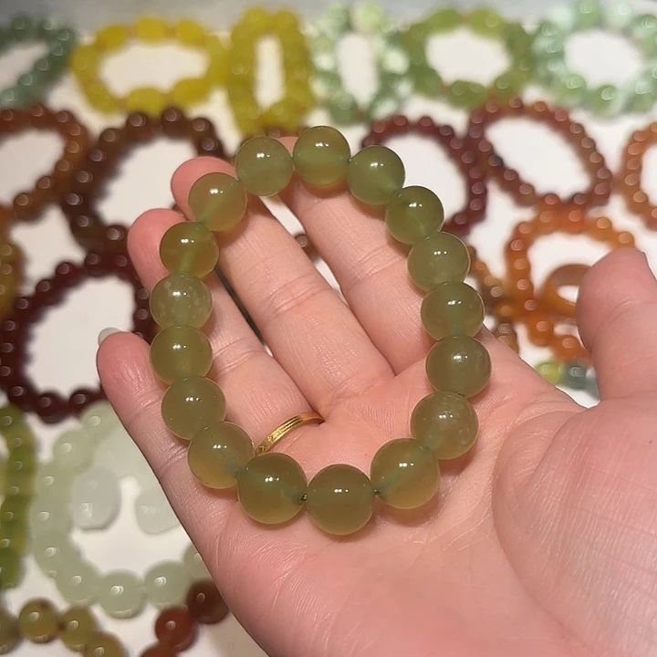 蛇纹石玉未镶嵌手串