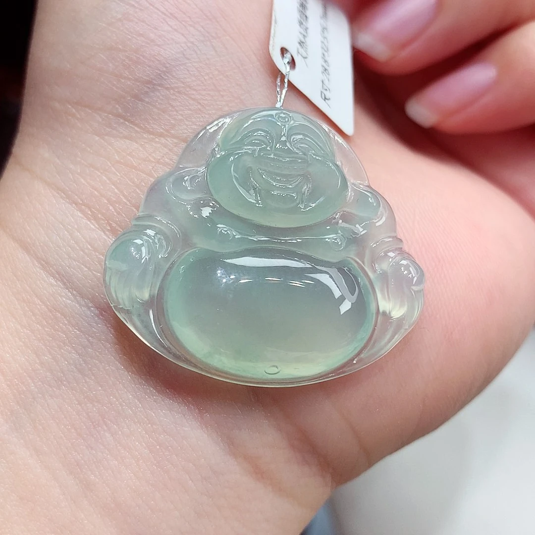 颈饰未镶嵌翡翠翡翠37，28.8/32.5/5.7