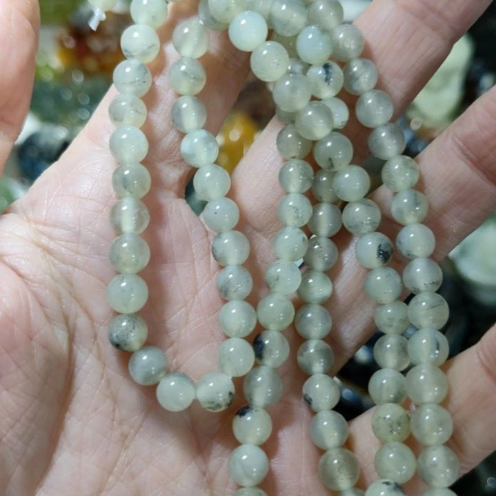 岫玉未镶嵌108粒手串