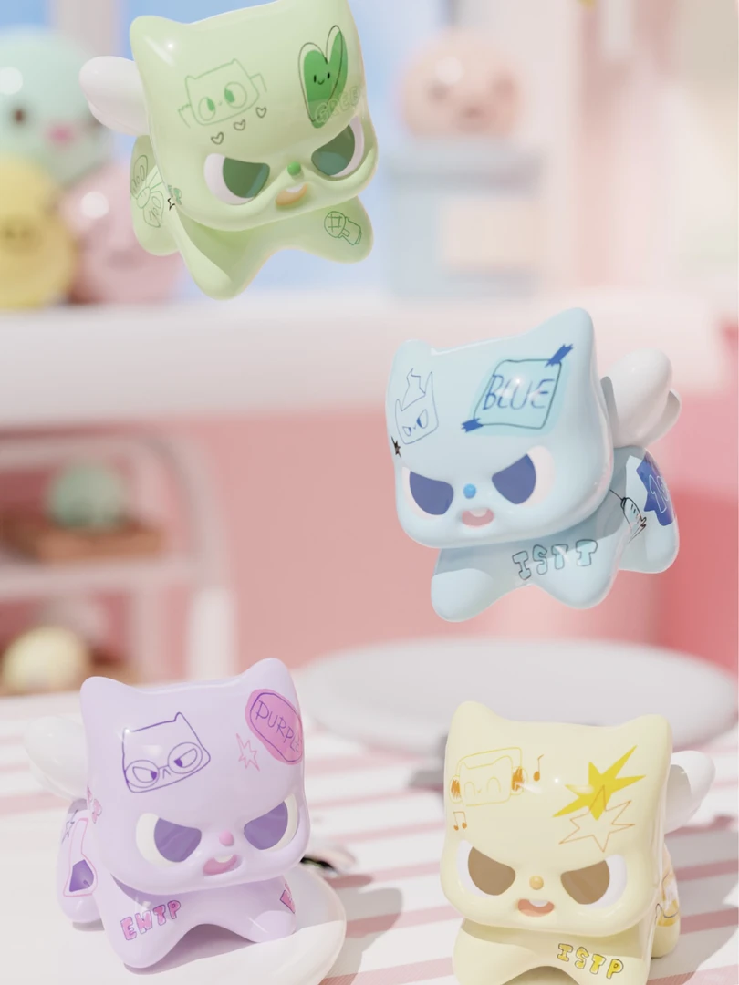 【拆盒】pitty喵的MBTI萌粒吊卡盲盒