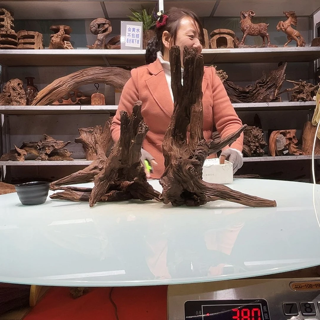 紫砂镂空水****景紫柚沉木1580-2