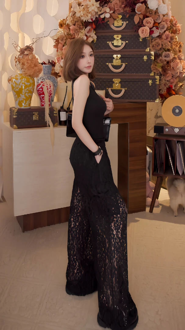 吊带背心女性感收腰显瘦V领无袖上衣