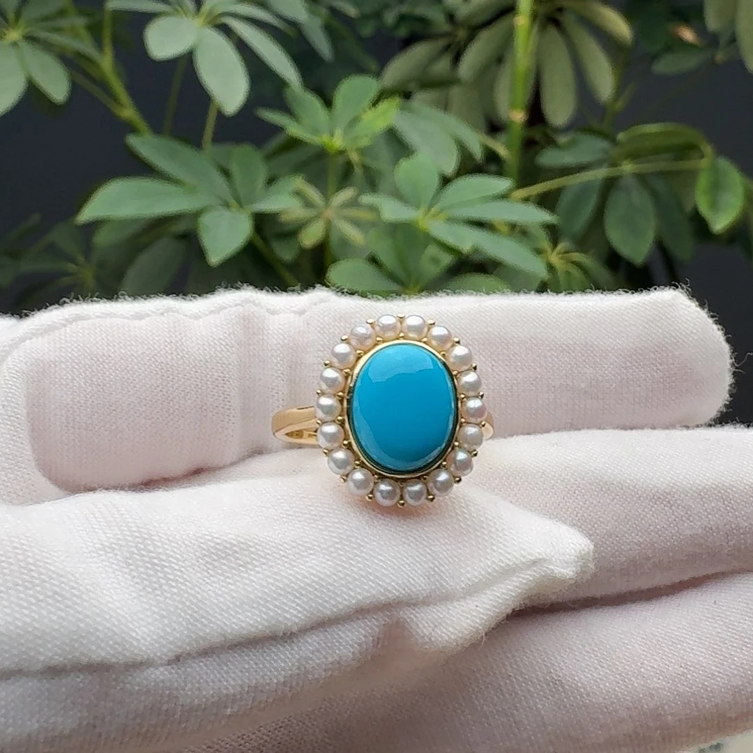 绿松石未镶嵌戒指戒指