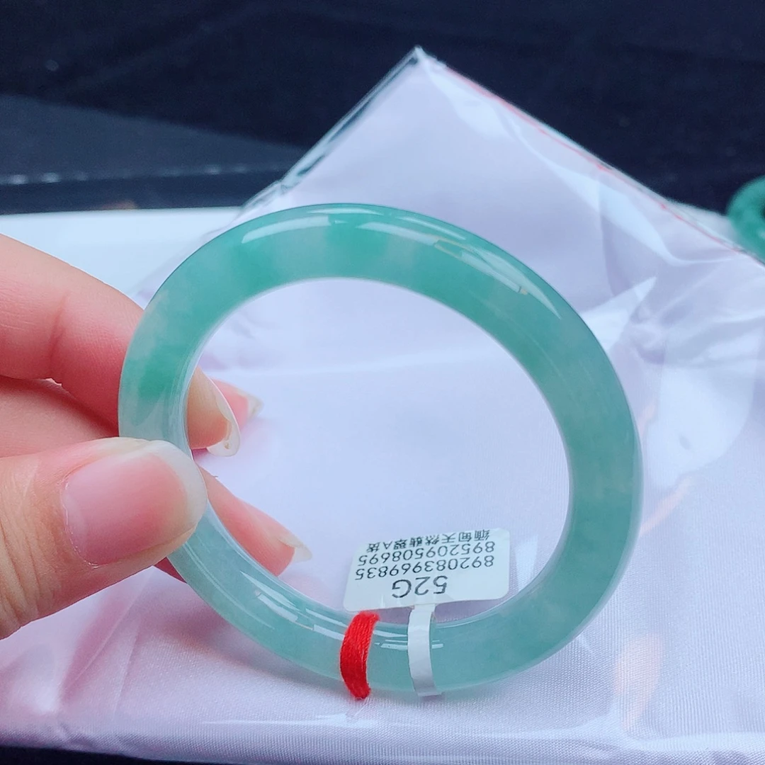 翡翠手镯未镶嵌天然缅甸翡翠A货手镯