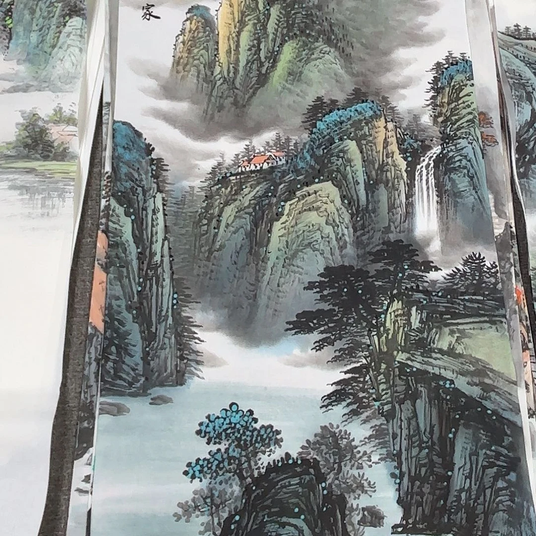 国画国画作品多次入选国内外展出