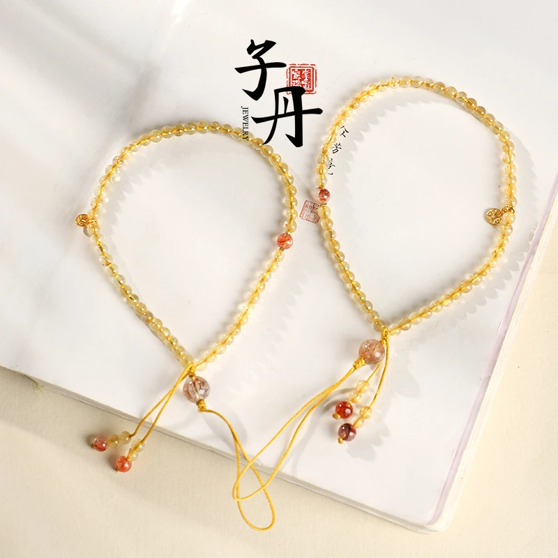 【小乔】金发晶手机链（多样性发/发一条）C3-409