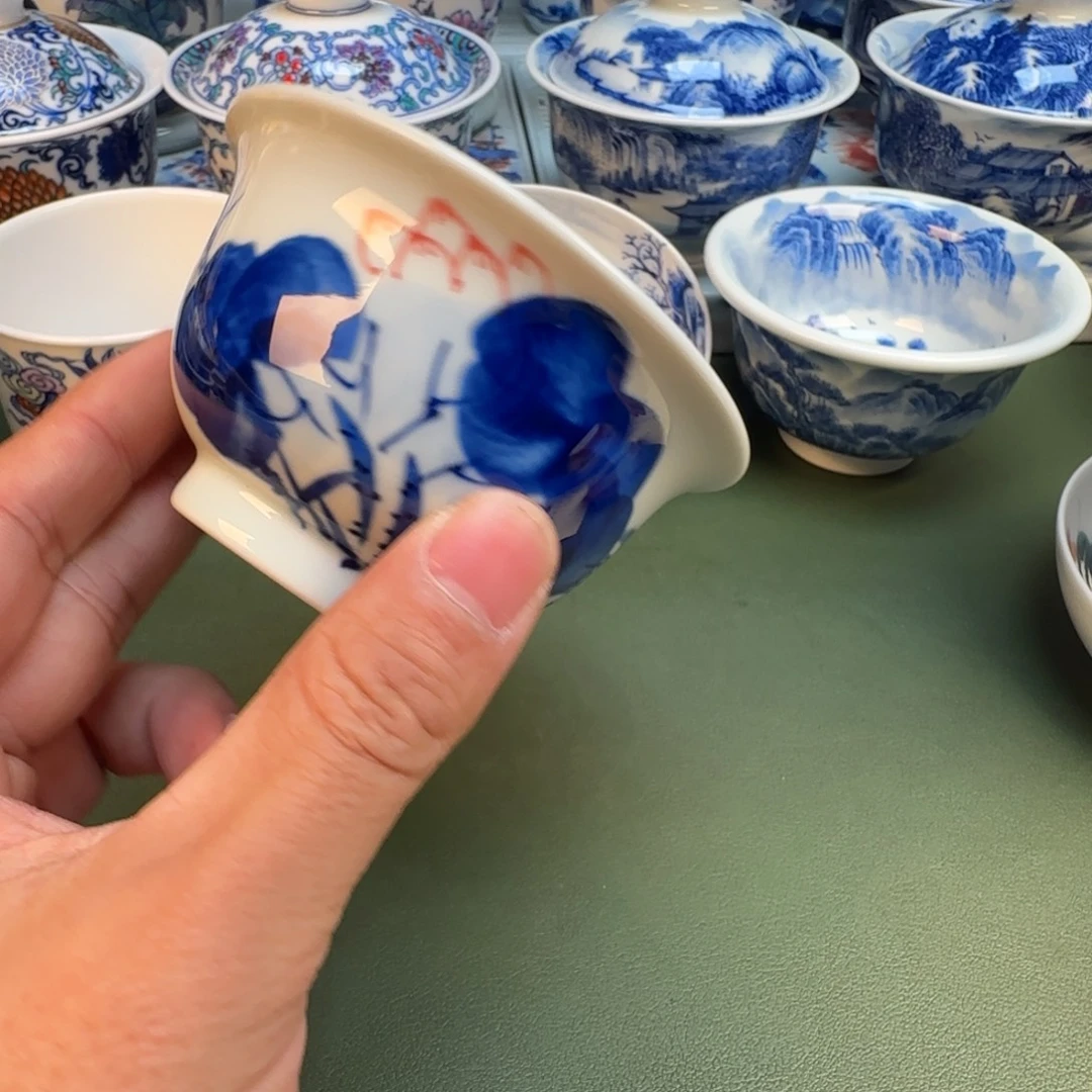 纯手工纯手绘茶具石头27