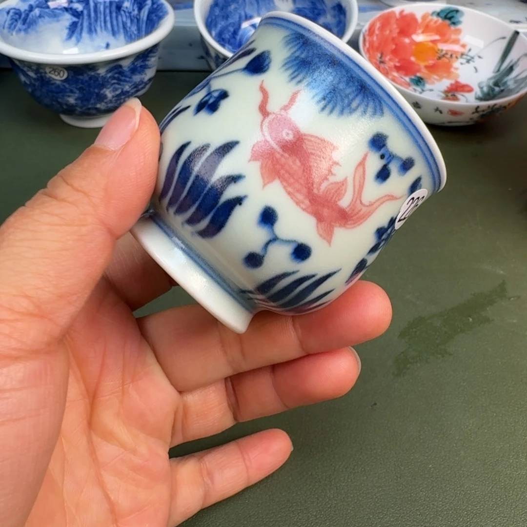 陶景德镇纯手绘茶具圆圆226