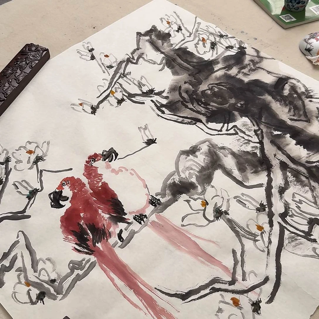 国画黄老师作品画作