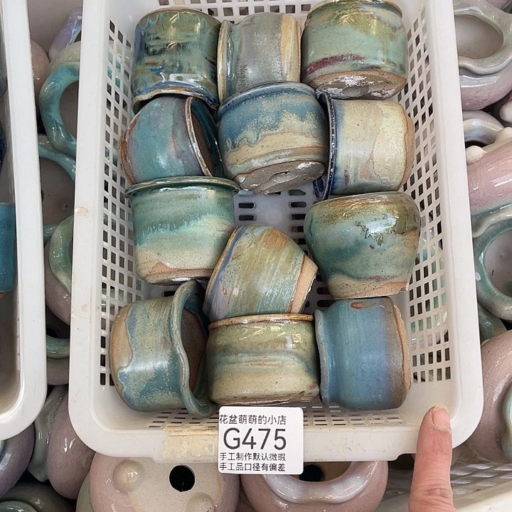 紫砂花盆475微瑕品口径4到5左右