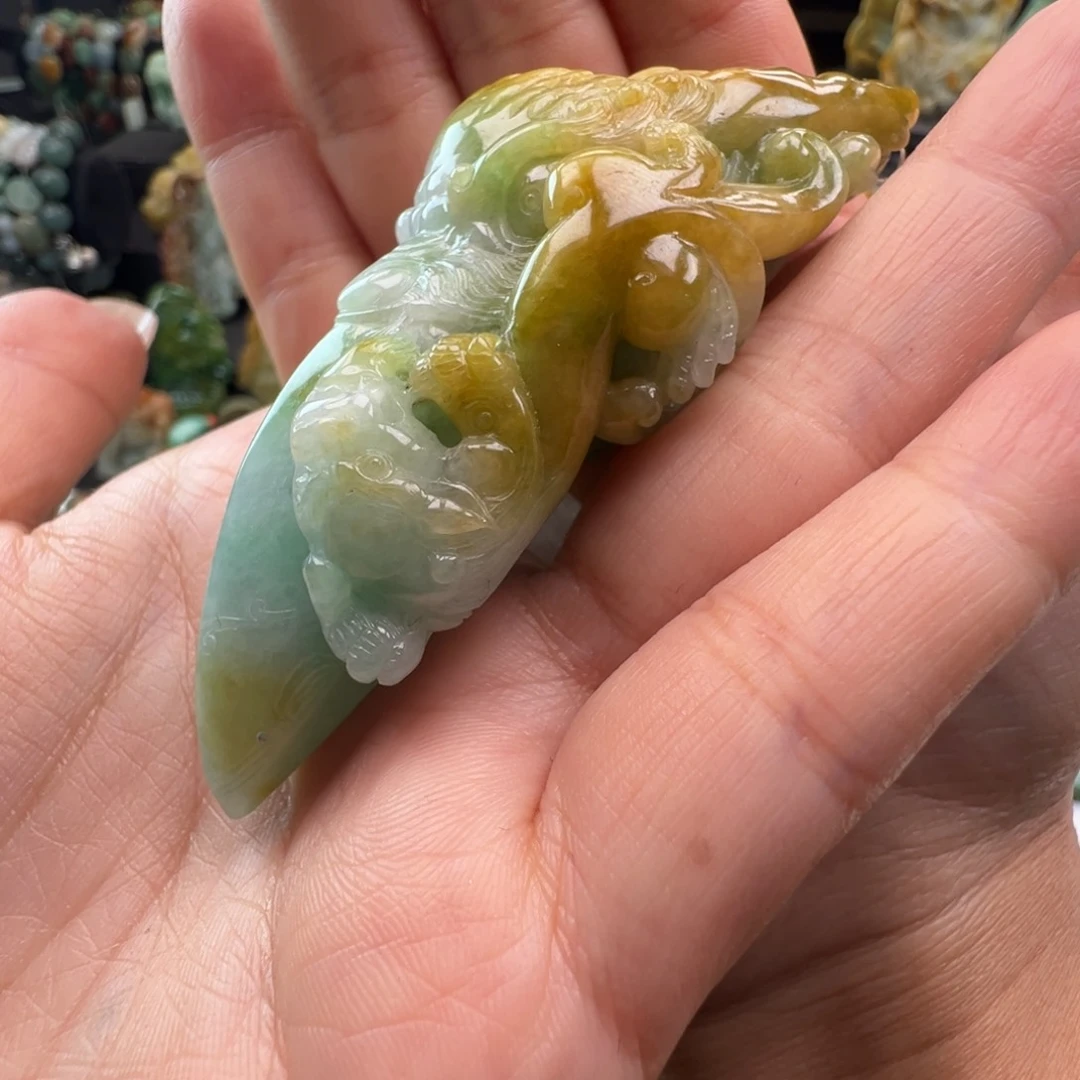 未镶嵌挂件翡翠天然缅甸