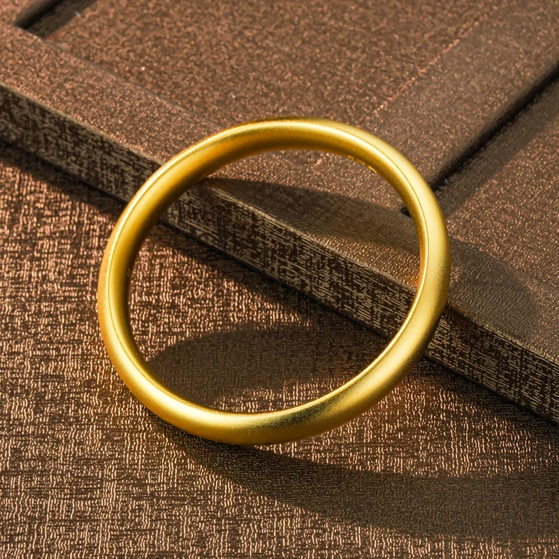 足银手镯 泥鳅背手镯卡10无心经古法手镯女款磨砂