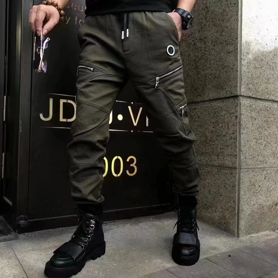意大利KTZ秋冬新款潮品轻奢高端气质重工男士休闲裤K690