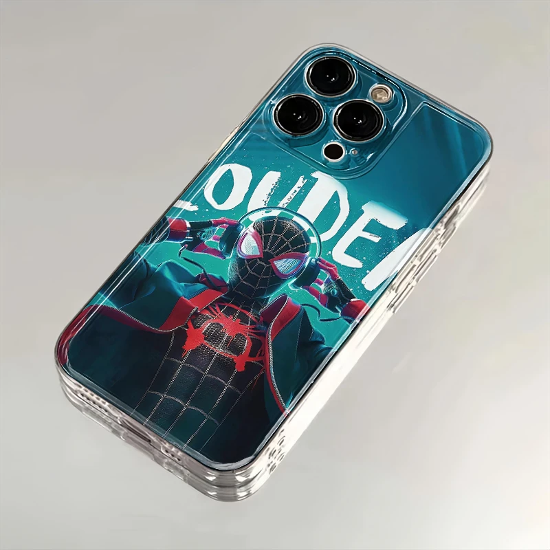 蜘蛛侠迈尔斯适用苹果iPhone16pro14小米15华为70手机壳12太空MT