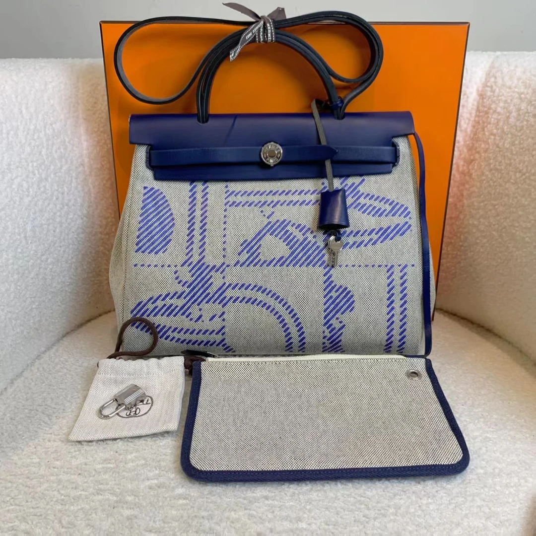 99新 Hermes/爱马仕  壹臻娇/狂燥新娘银扣herbag31z刻 11689528