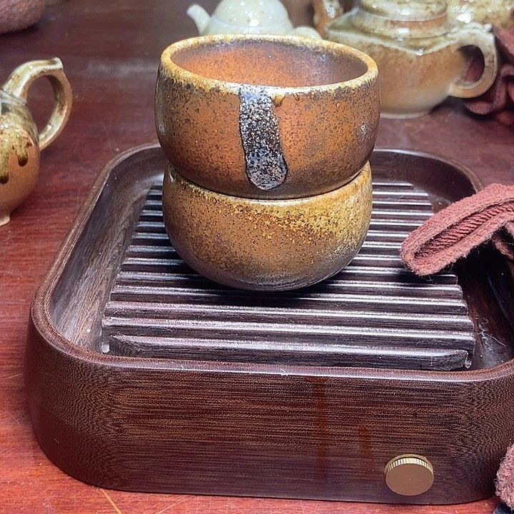 紫砂茶壶柴烧紫砂