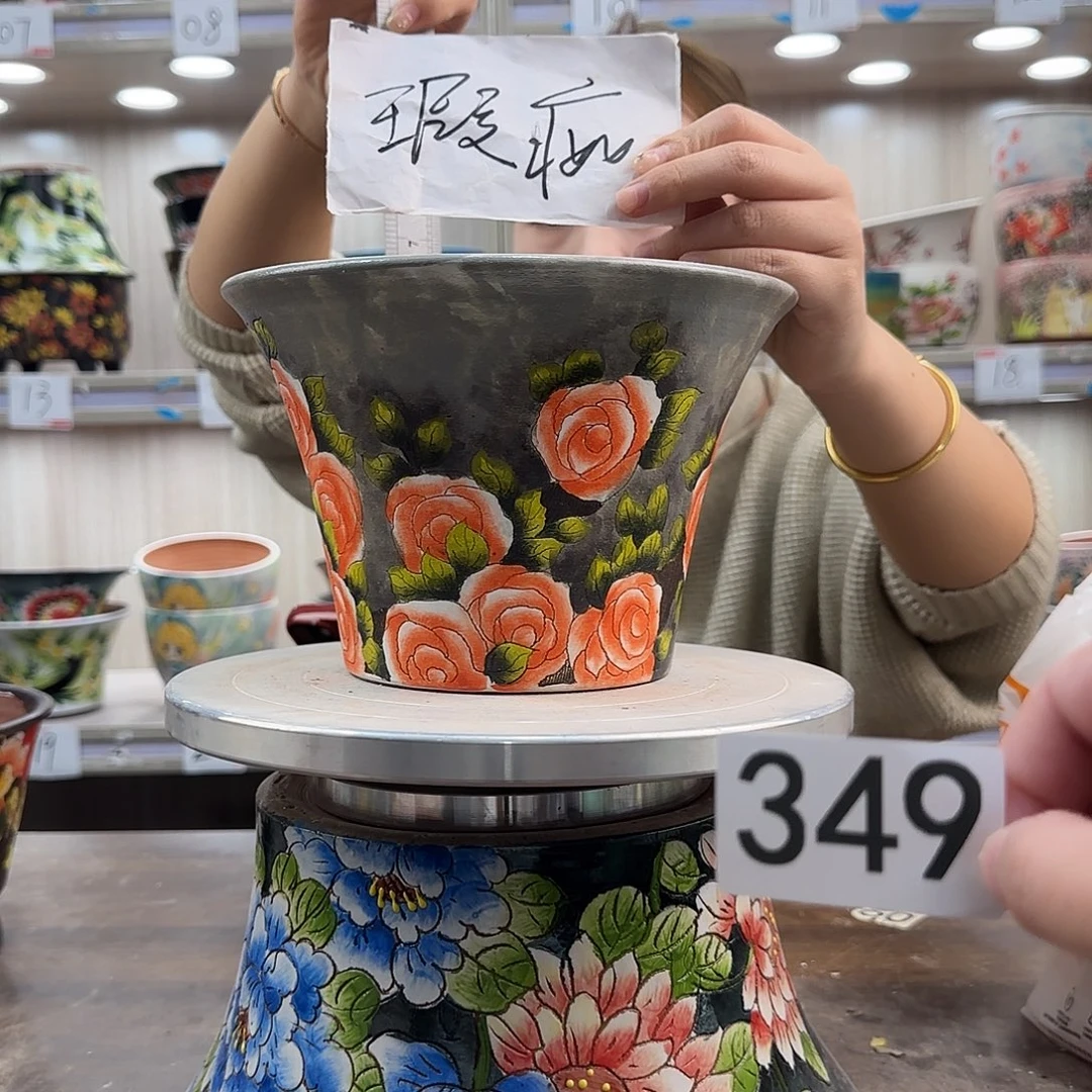 紫砂花盆瑕疵瑕疵349
