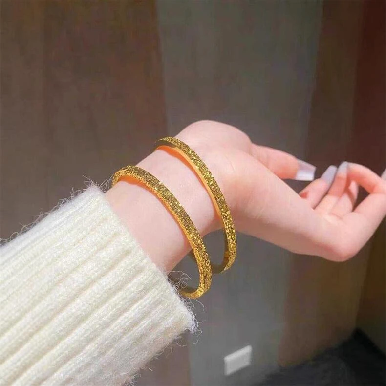 合金手镯 精美时尚气质百搭手镯碎银流金岁月手环多样性发货21023