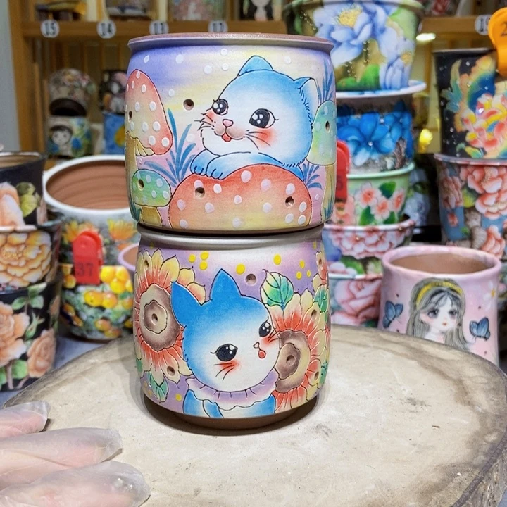 景德镇艺术手绘作品