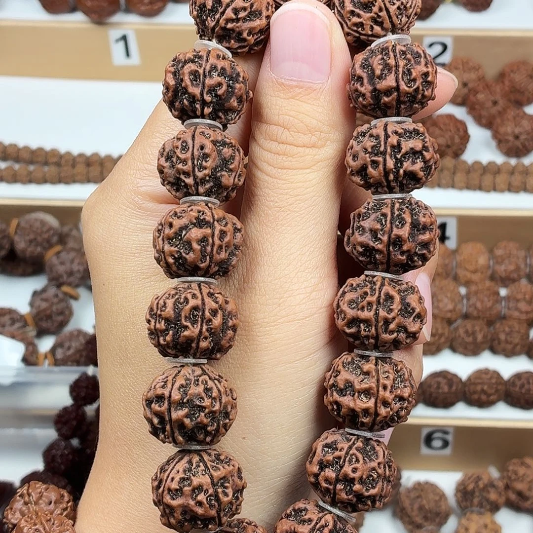 金刚菩提手串稀有精品梅花飞碟蜂窝