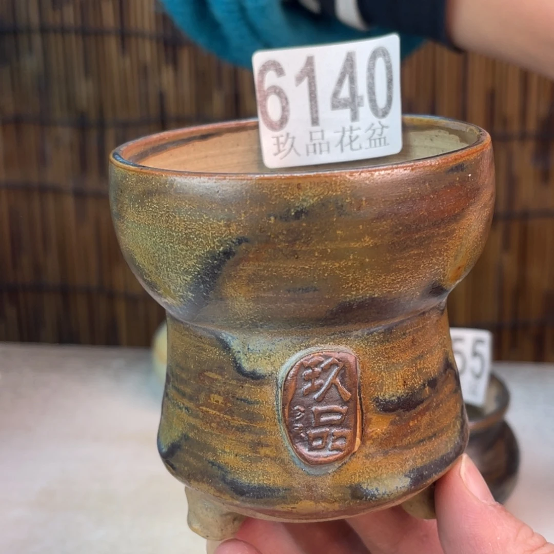 手工花盆默认瑕疵完美者勿拍