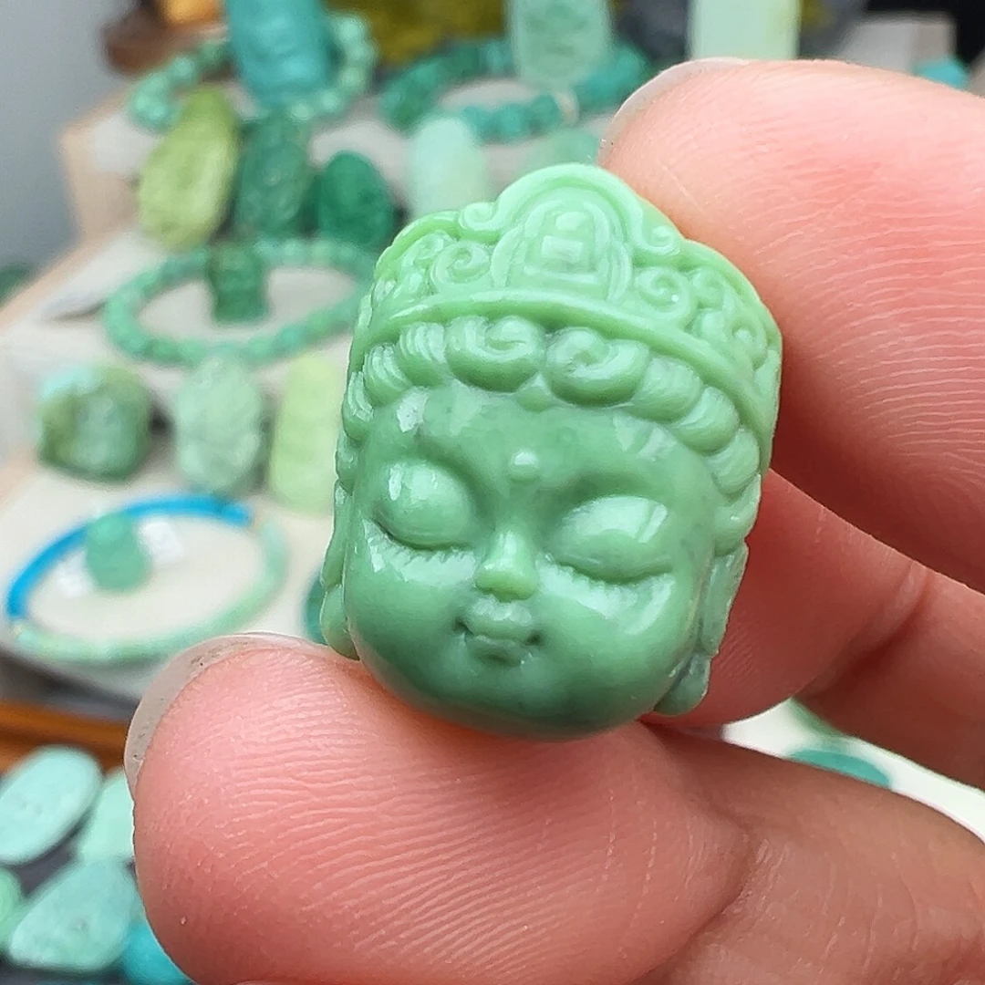 绿松石未镶嵌主播万珍