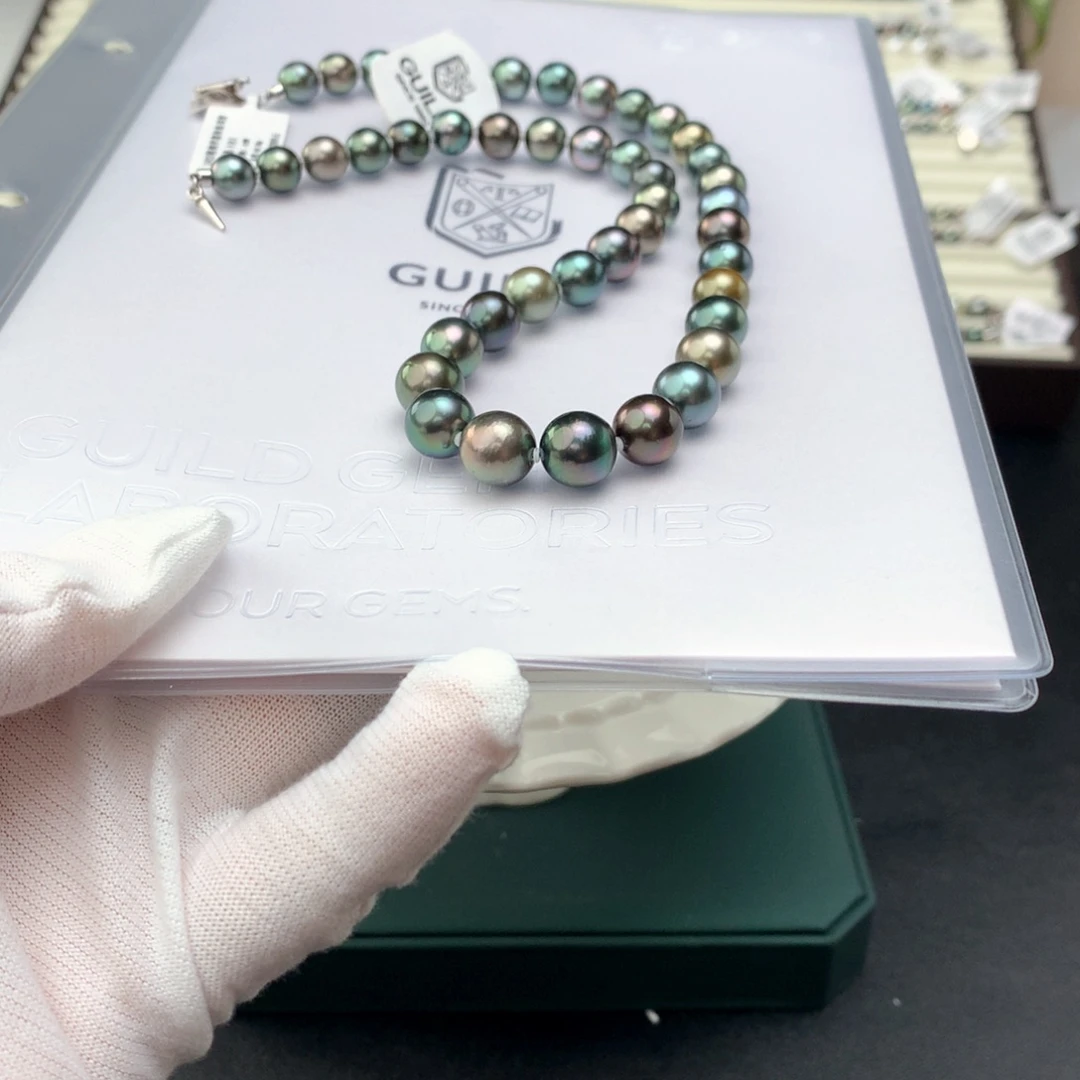 海水珍珠颈饰银S925镶嵌