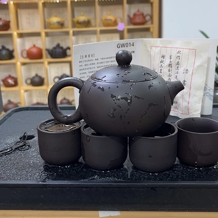 紫砂紫砂壶和器皿