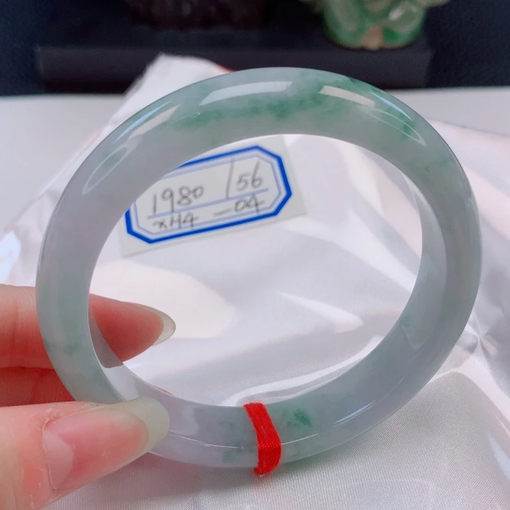 翡翠未镶嵌手镯56圈