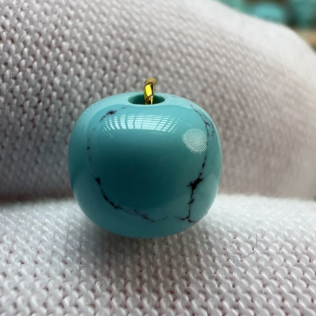 绿松石未镶嵌配饰7.3*6.1