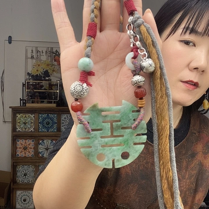 翡翠项链未镶嵌项链