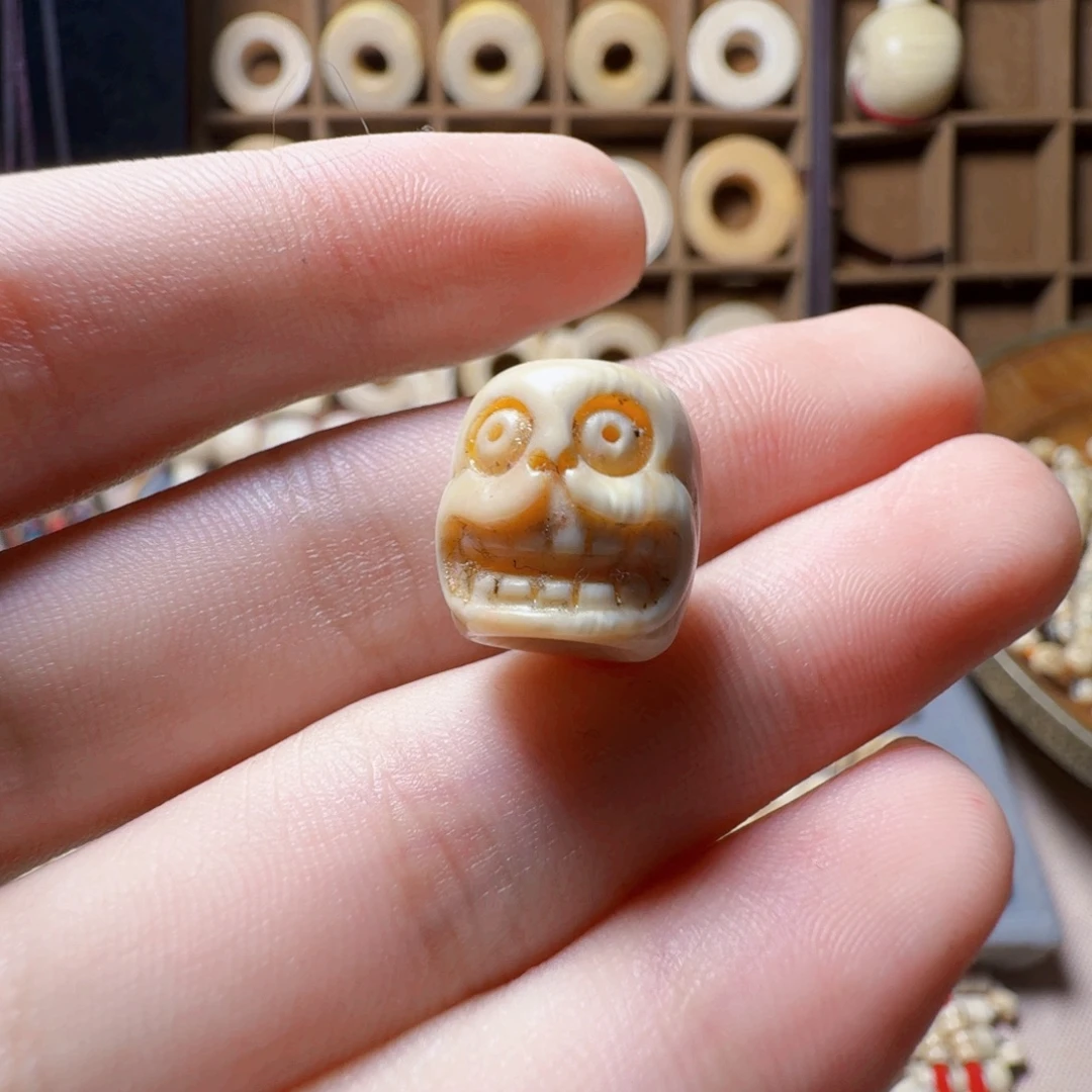 白牛骨佩珠藏传完美的