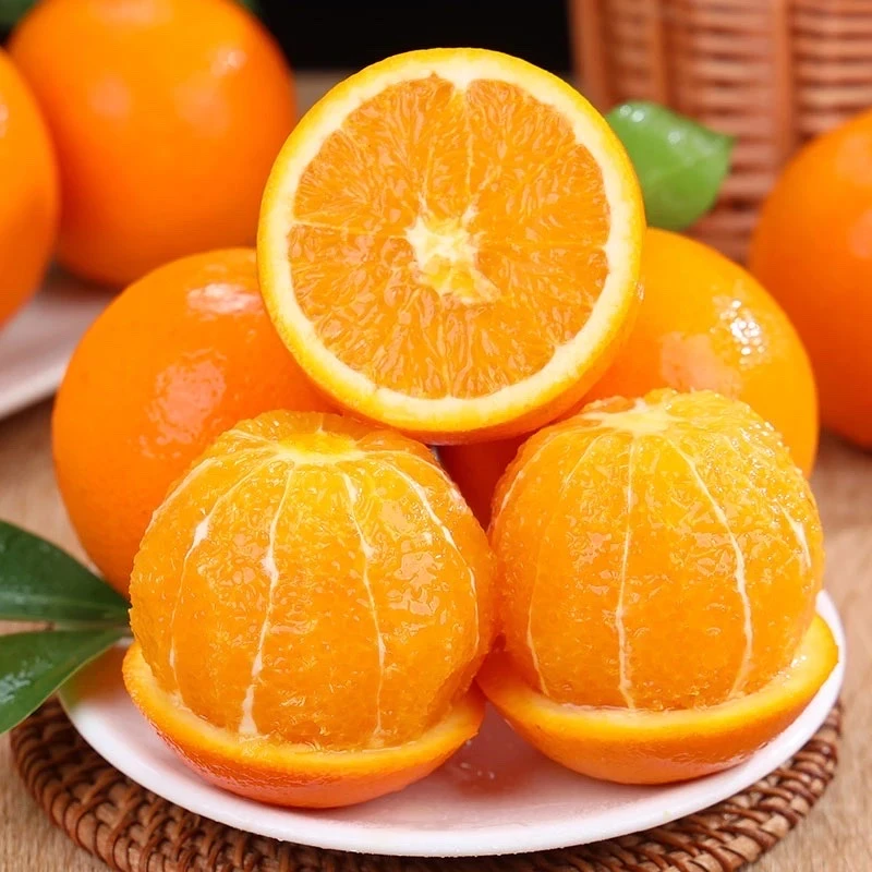 JD快递 江西赣南脐橙鲜果5/9斤 香甜多汁微酸 部分果子皮厚