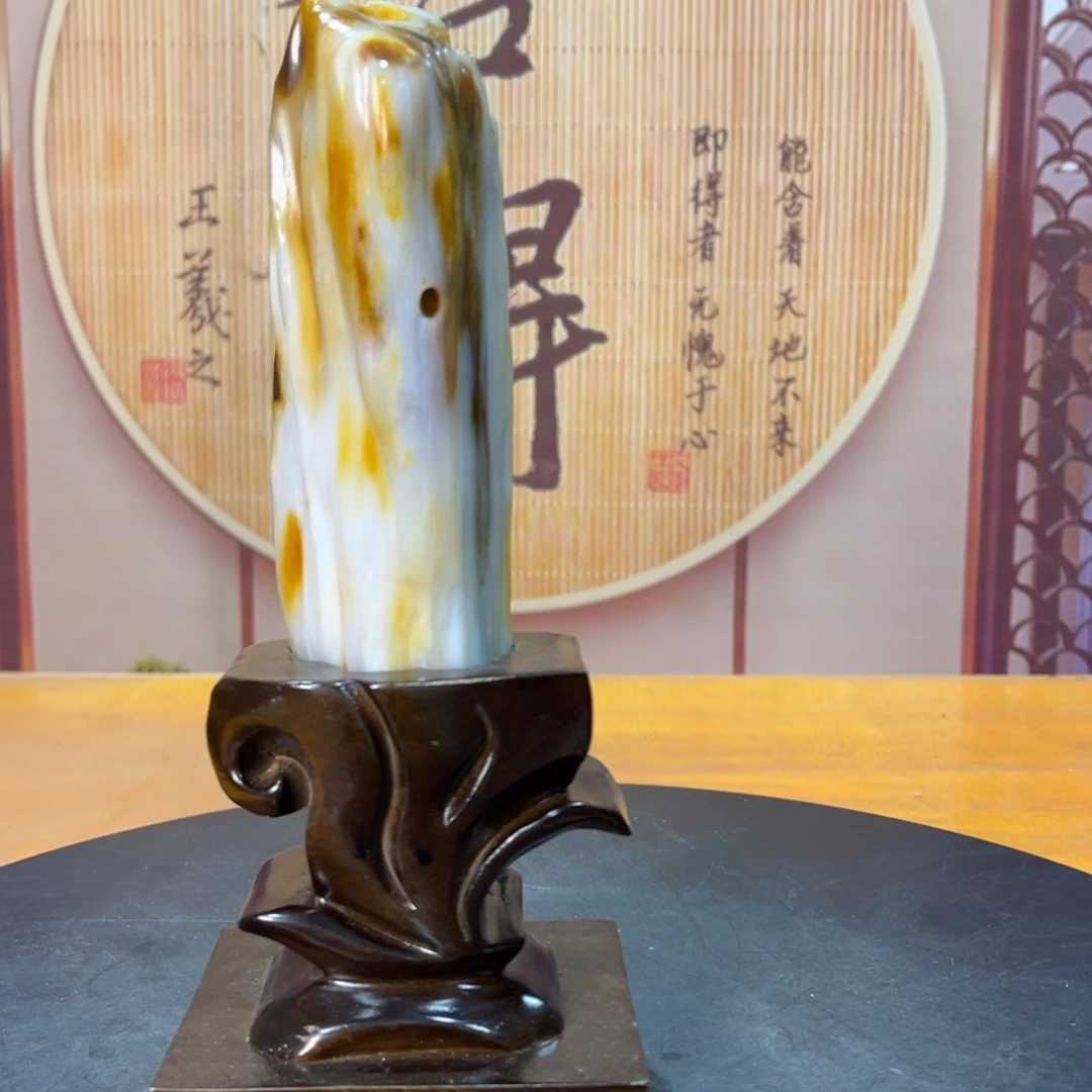 硅化玉（树化玉）未镶嵌摆件