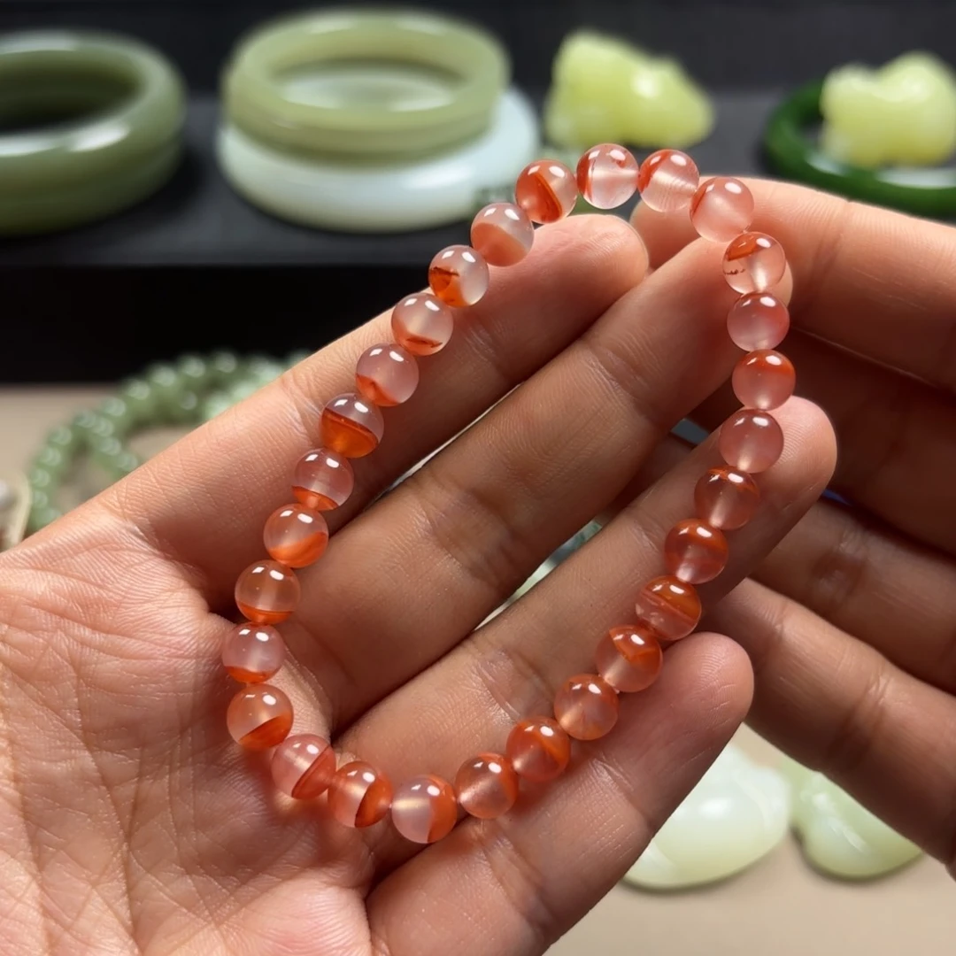 颈饰未镶嵌南红玛瑙卡6➕