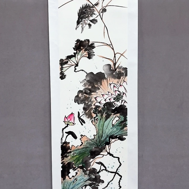 国画亲笔手绘放心去藏