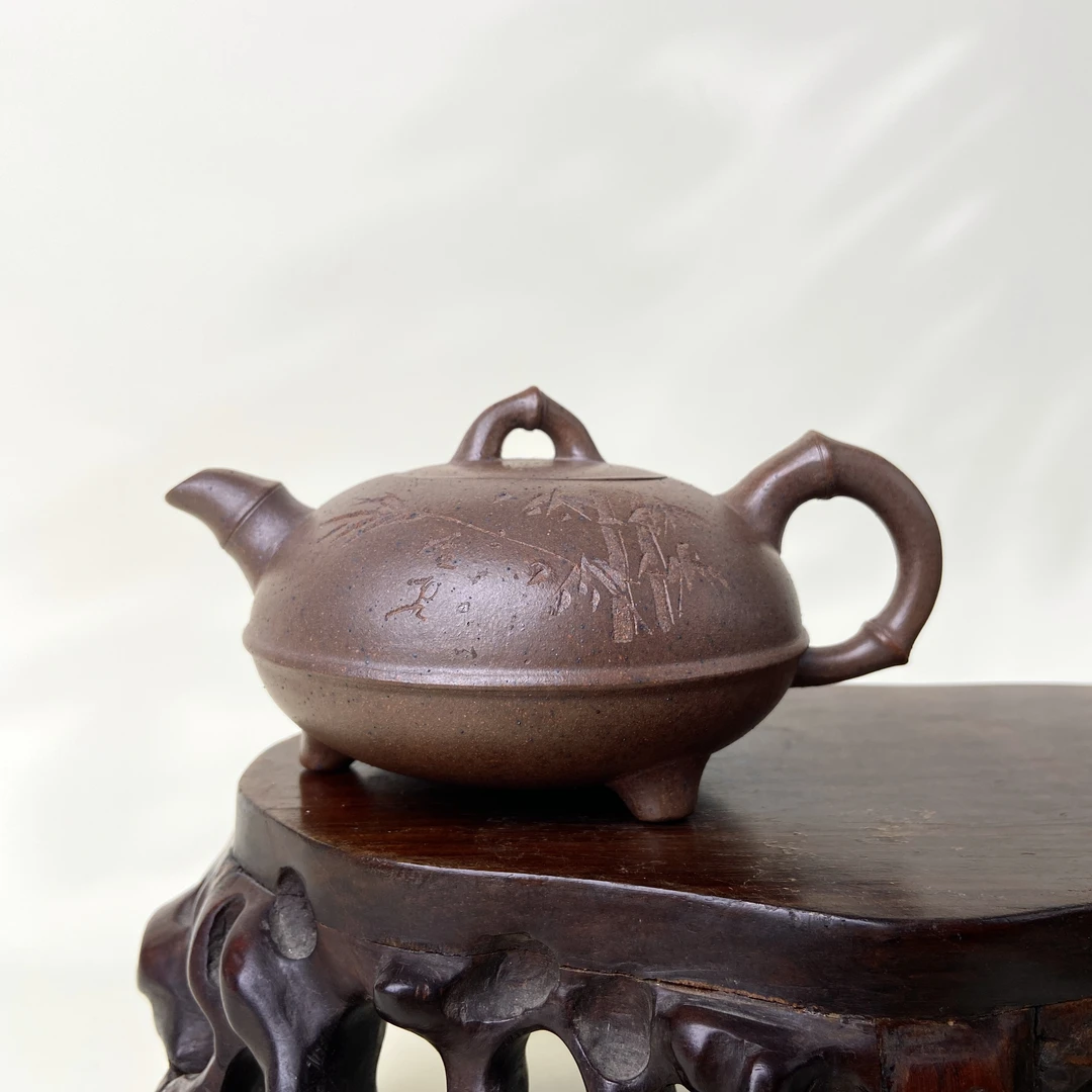 宜兴手工紫砂陶 （刘惠萍）200cc茶壶GS4225-12