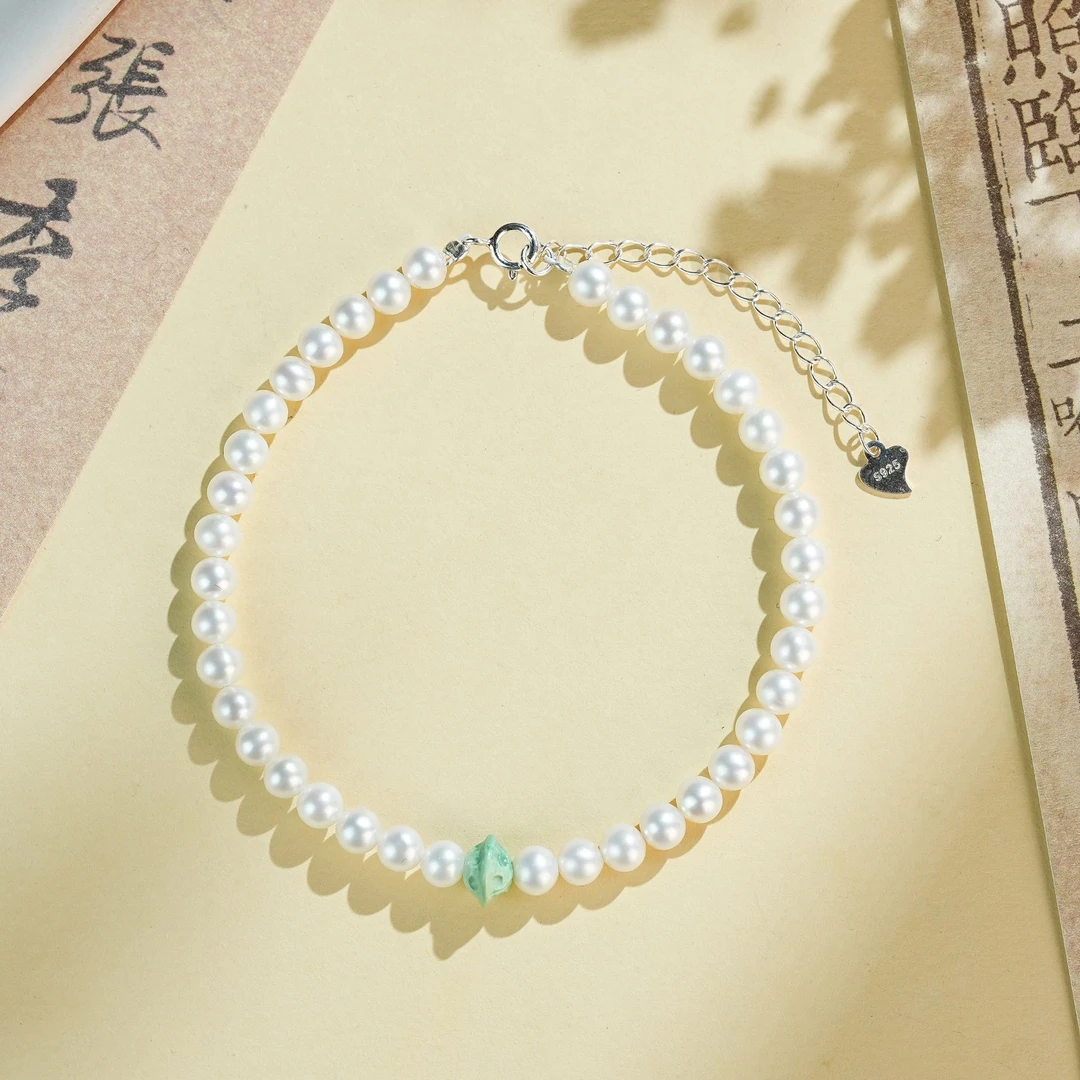 周西西精美珍珠手链4.5mm时尚气质百搭多样性发货20156
