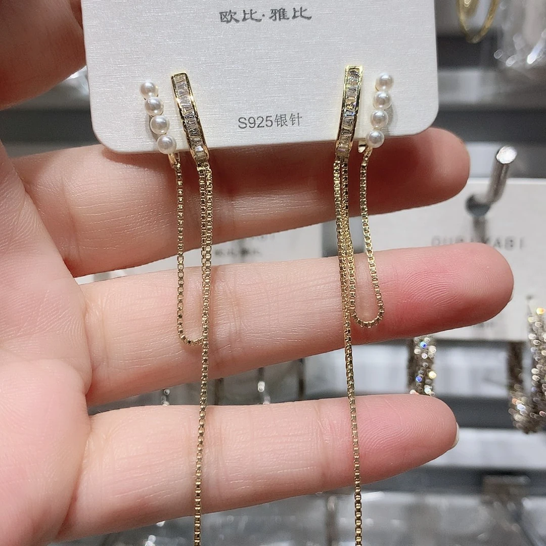 铜合金合金金色耳线