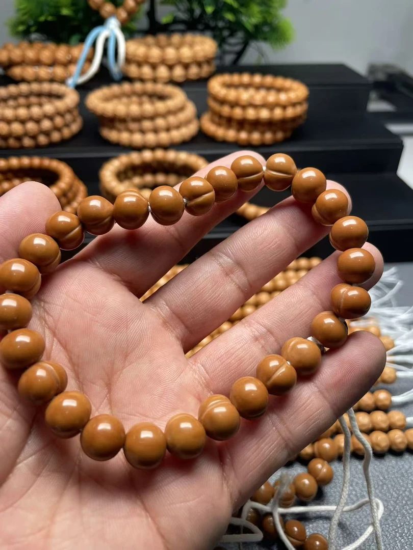 10+屁桃直鼓珠猴头核桃手串男女式盘玩文玩念珠