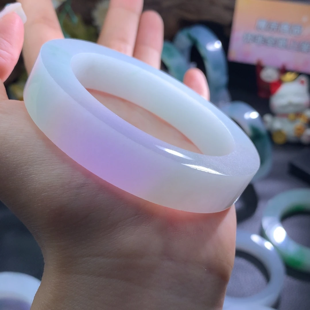 定制翡翠翡翠未镶嵌蓝****光