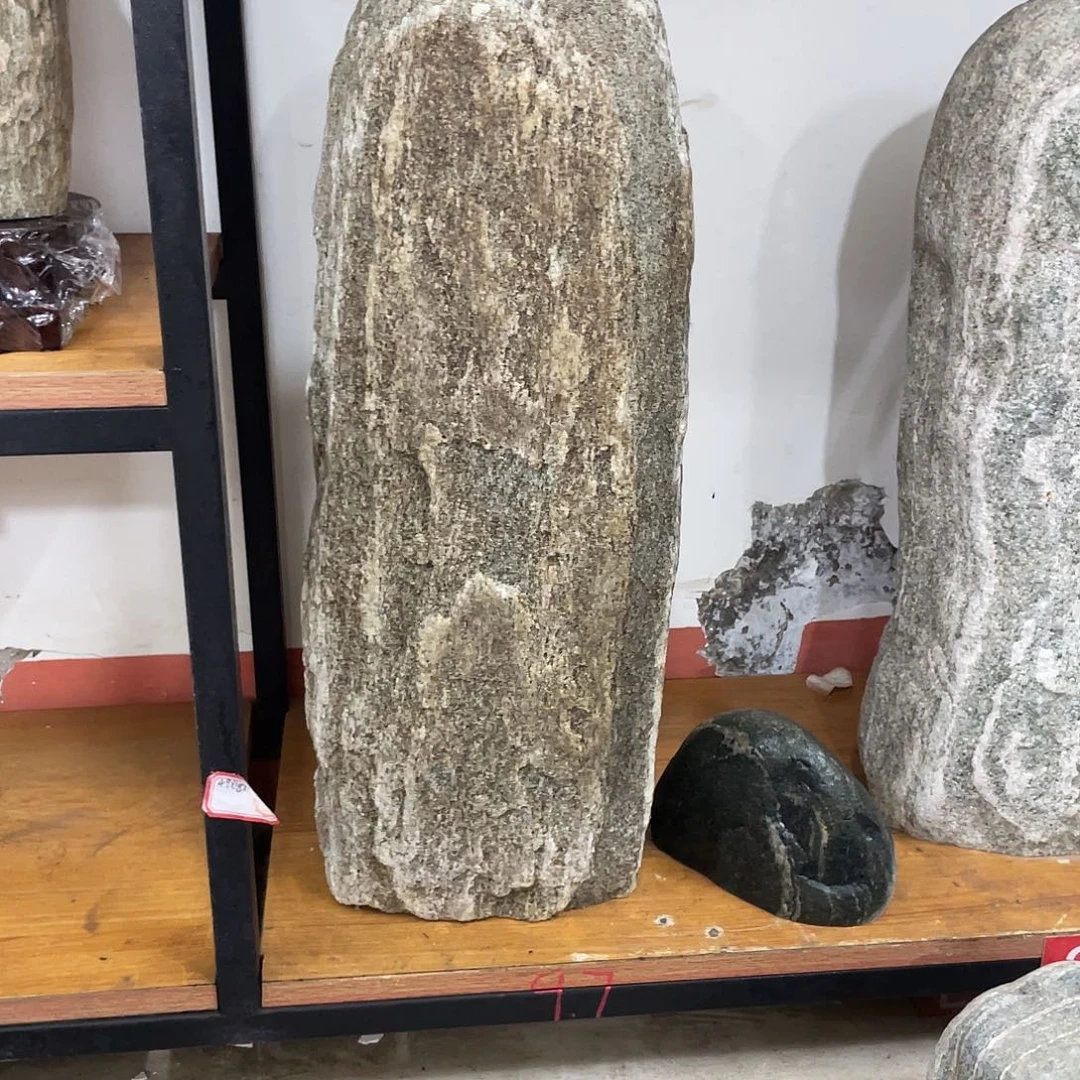 口***口石材靠山石平安石摆哦