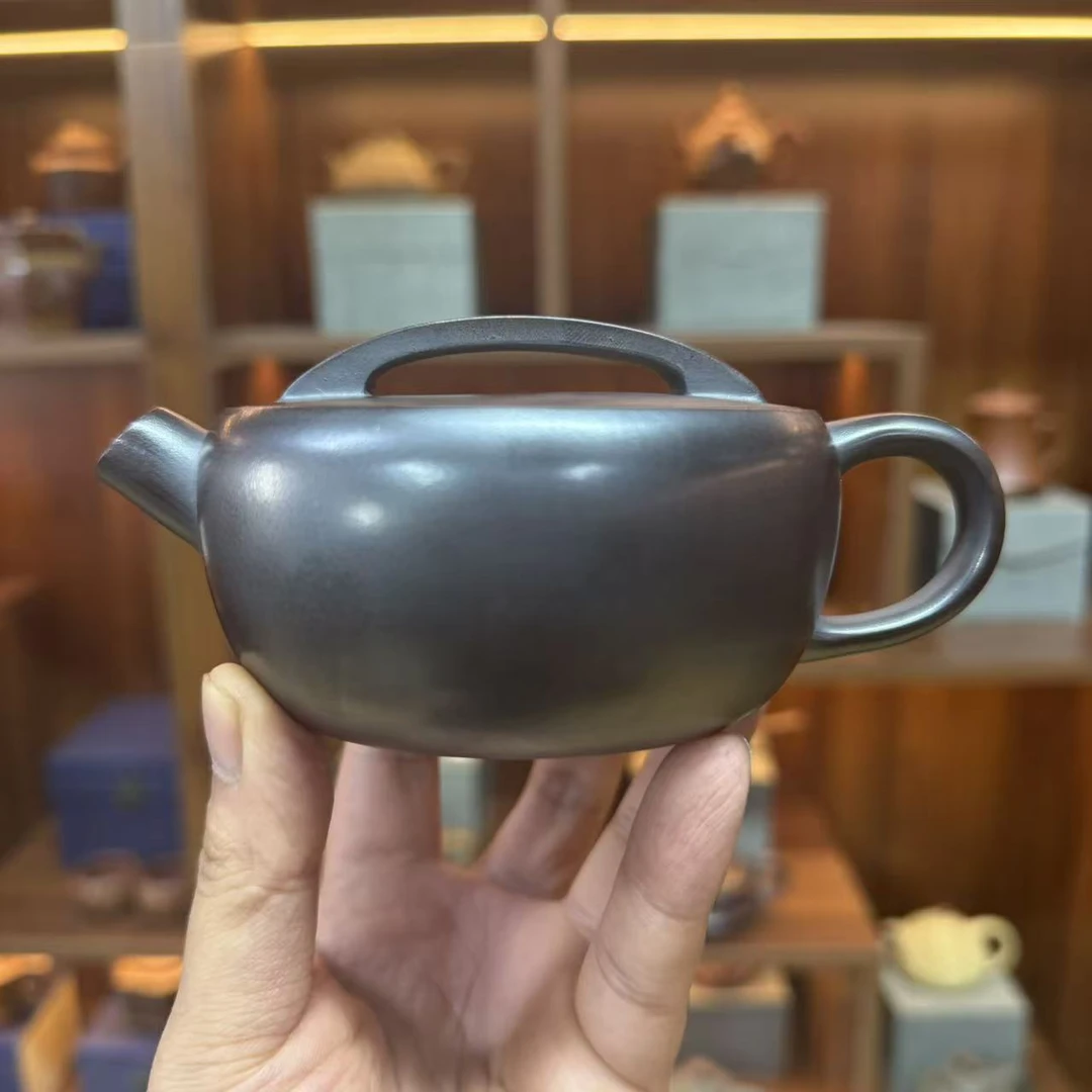 柴烧光器一片瓦紫砂壶